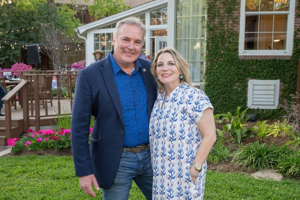 Bob Moore, Melissa Gardner at The Houstonian 'Tribute to Mezcal' dinner. (Photo by Jacob Power)