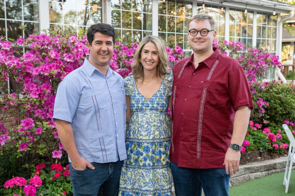 Chip Niemann, Kendall & Keaton Beck at The Houstonian 'Tribute to Mezcal' dinner. (Photo by Jacob Power)