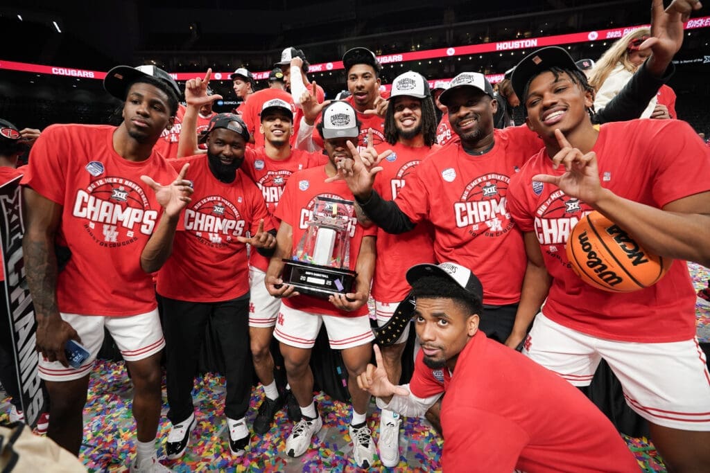 University of Houston's have a great case for being the best group of guards in the entire country.
(Photo by Denny Medley/Big 12 Conference)