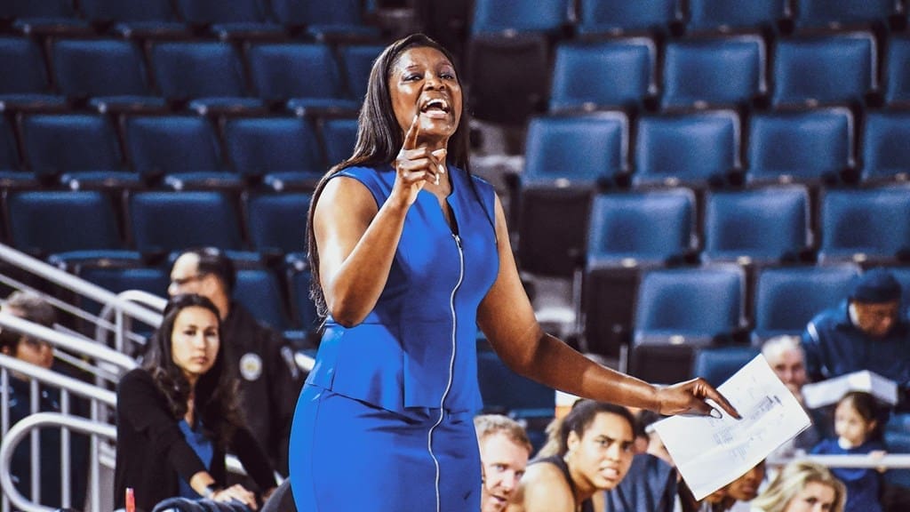 Delisha Milton-Jones, the Old Dominion coach and former Olympian, is a candidate for the University of Houston women's basketball head coach job. 