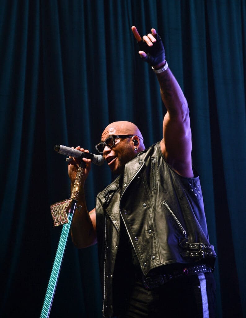 Flo Rida performs at the San Luis Salute (Photo by Dave Rossman)