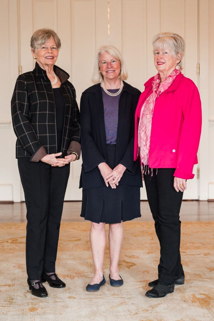 Emerge Built the Village luncheon chairs Ginger Clark, Janet Clark, Barbara Clark (Photo by TK)