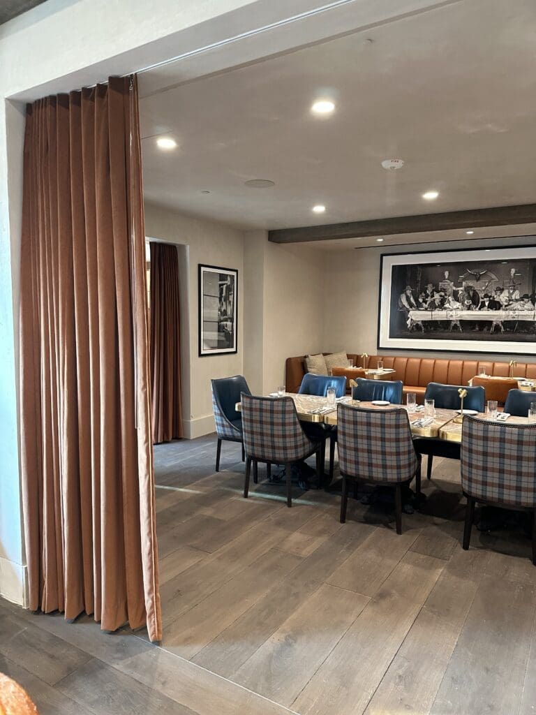 One of the marvelously updated meeting rooms at Hotel Granduca (Photo by Shelby Hodge)