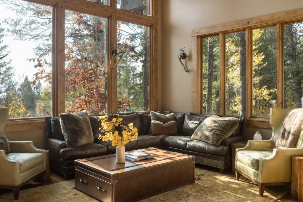 In Teton Village, the 6,200-square-foot chalet known as "Under the Tram" is conveniently located under Aerial Tram.(Photo courtesy of Vrbo) 