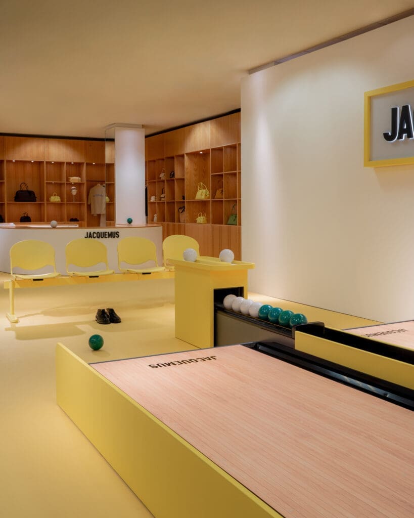 Dallas’ Neiman Marcus Unveils A Jacquemus Bowling Ball Alley Pop-Up Installation