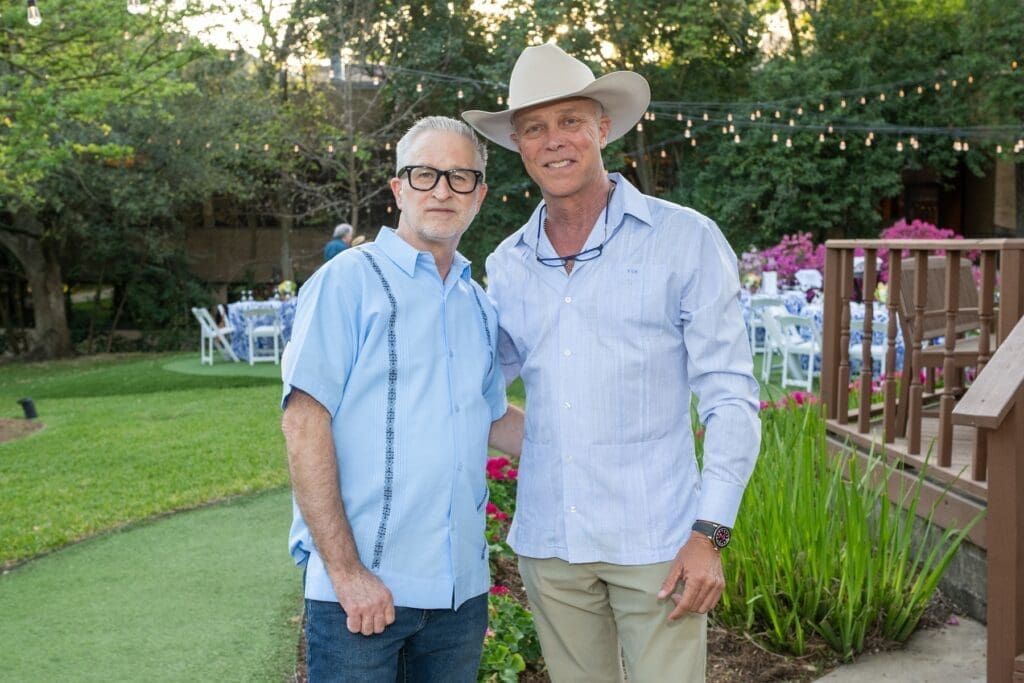 Keith Thompson, Kyle Krause at The Houstonian 'Tribute to Mezcal' dinner. (Photo by Jacob Power)