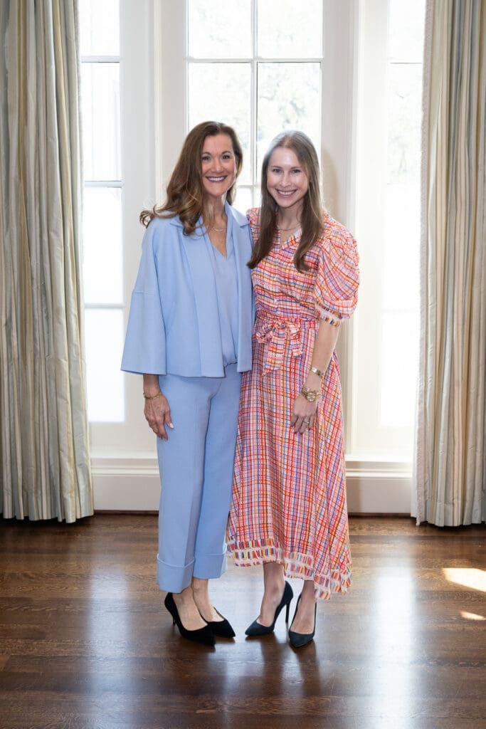 Laurie Allen, Morgan Neal at Children's Museum Houston Friends and Family Luncheon. (Photo by Wilson Parish)