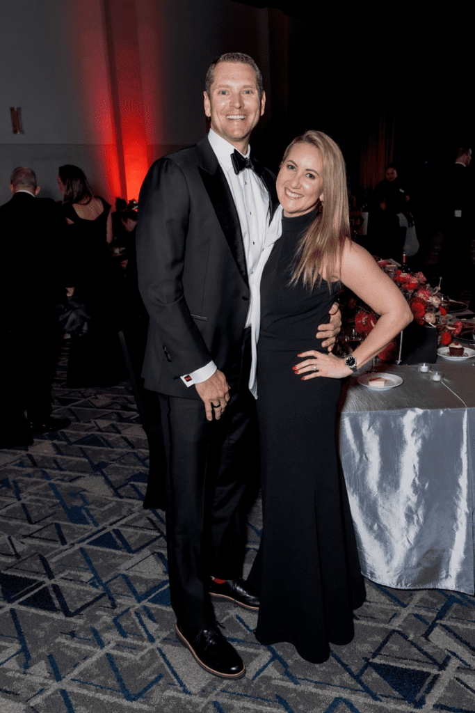 Matt and Christin Allphin at the Montgomery County Heart Ball at The Woodlands Waterway Marriott. (Photo by 209 Photobooth Company)