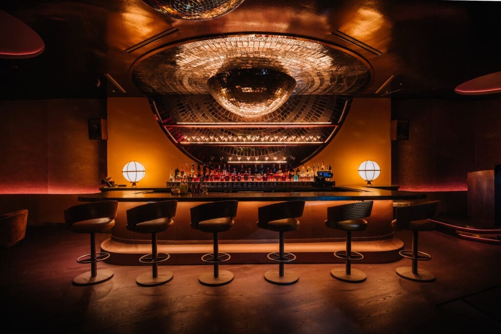 At EVELYN, Room Seven is a late-night lounge with a "'70s and '80s dance floor vibe."  (Photo by Chase Hall)