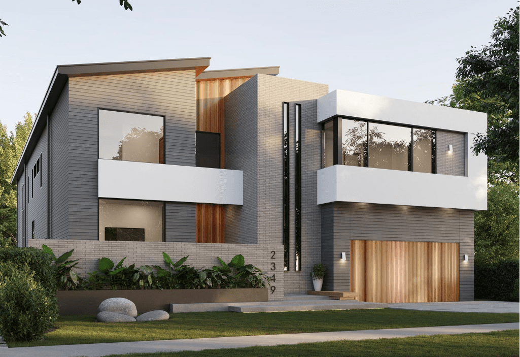 This LEAM Design Build 5,000+ sq. ft. modern home impresses with its sense of space — an unexpected feature given its 8,125 sq. ft. lot. (Photo courtesy of courtesy LEAM Design Build)