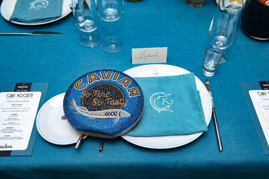 For those unfamiliar, Caviar Kaspia is a storied institution in Paris that also operates a New York City satellite at The Mark hotel. (Photo by Tamytha Cameron)