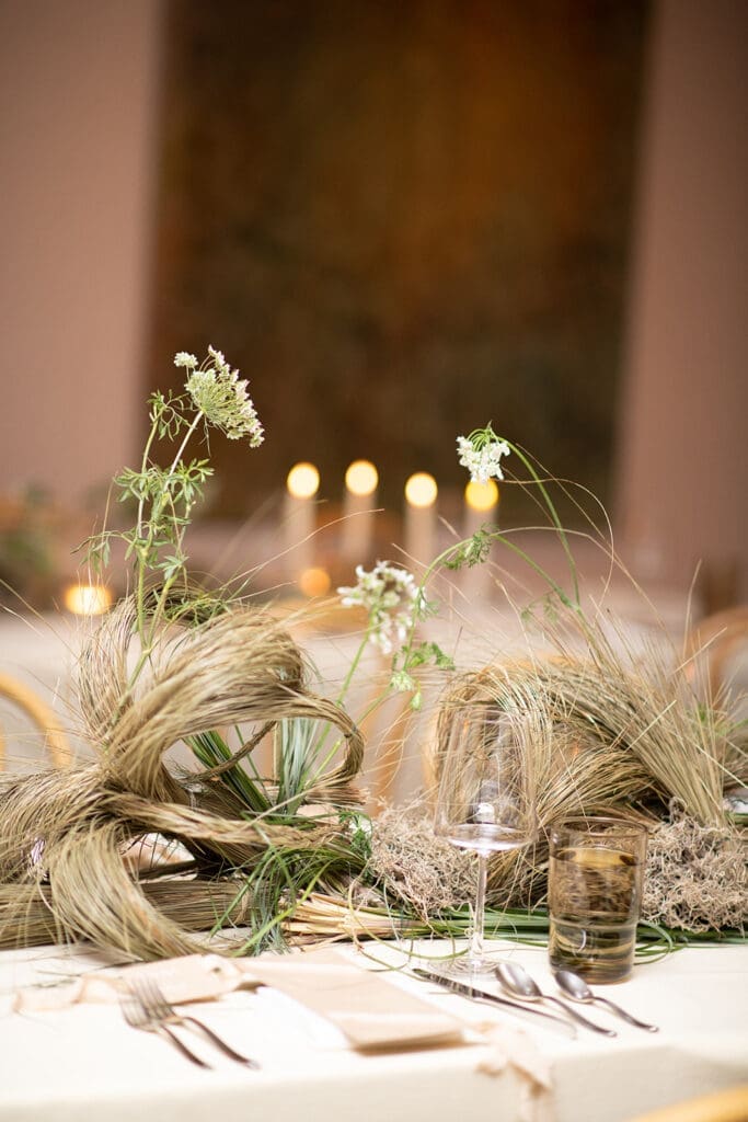 Details from SWOON's tablescape. (Photo by A Sea of Love for Dallas Contemporary)