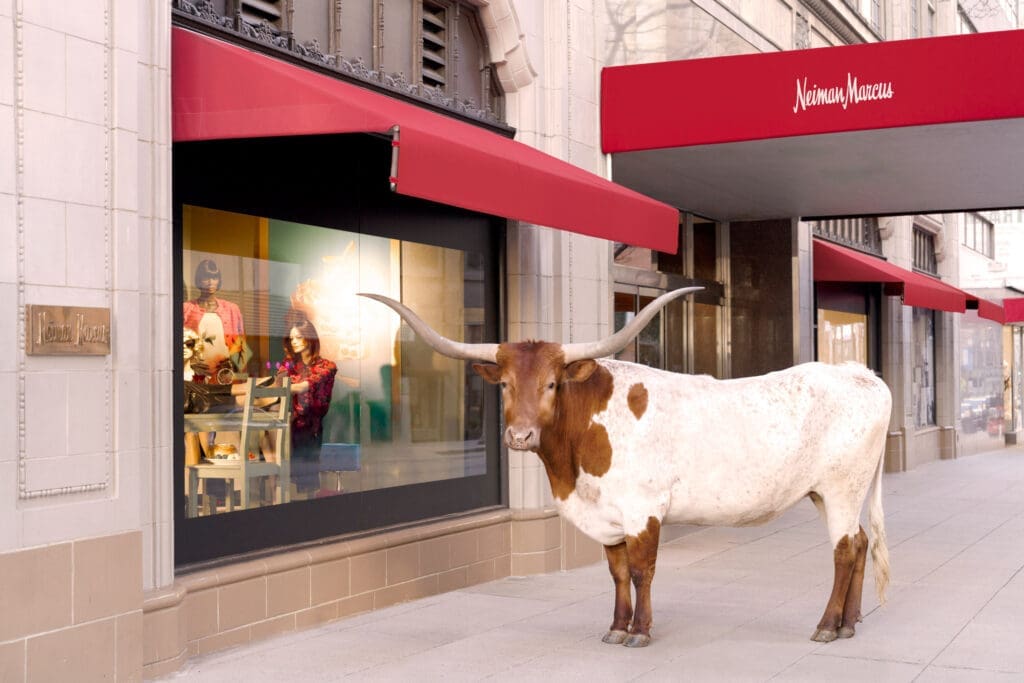 Gray Malin's "Window Shopping, Neiman Marcus, Downtown Dallas," (Courtesy Gray Malin and Neiman Marcus © Gray Malin)
