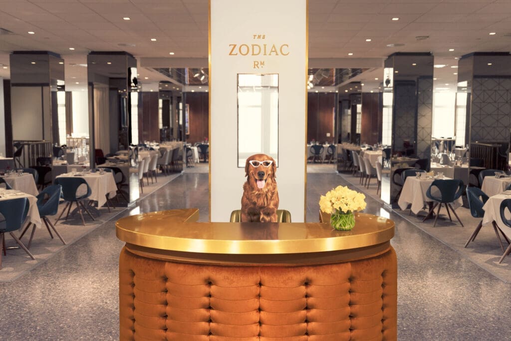 Gray Malin's "Welcome to The Zodiac Room, Neiman Marcus, Downtown Dallas," 2025 (Courtesy Gray Malin and Neiman Marcus © Gray Malin)