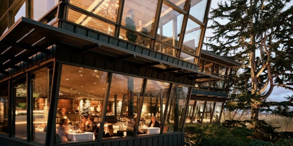 A view into the main dining room at Canlis. (Photo Kevin Scott/Canlis)