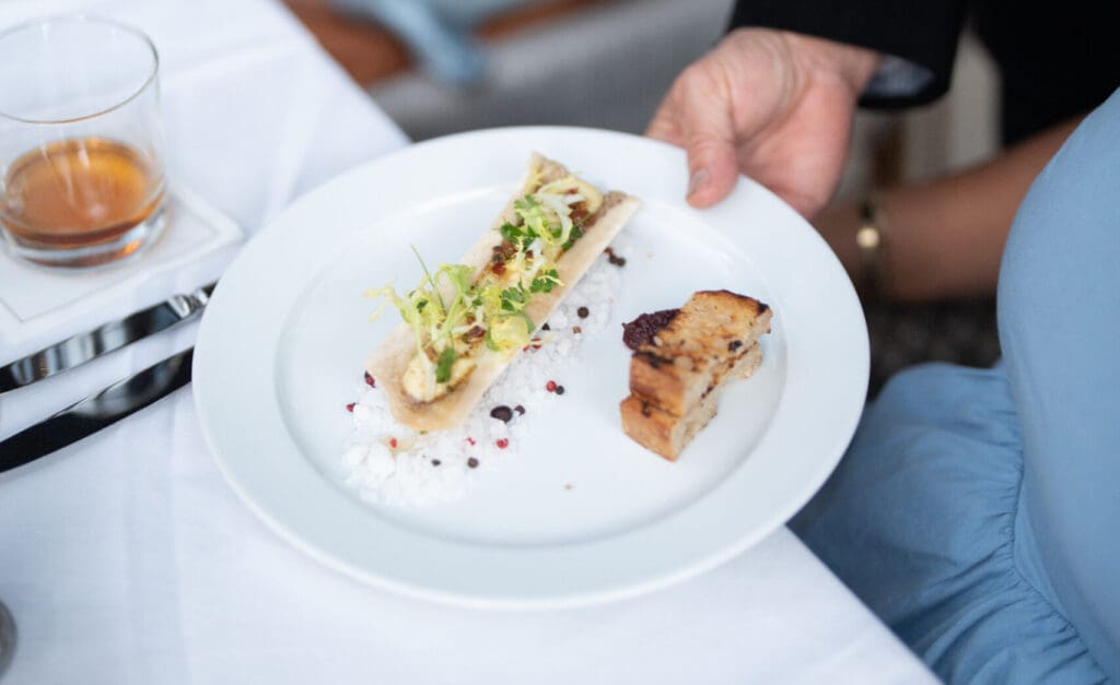 A bone marrow dish featuring Midland Meat Company was a crowd favorite. (Photo by Clark Cabus Photography)