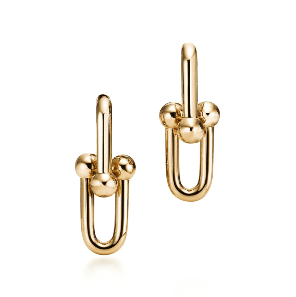 Tiffany & Co. Large Link Earrings, $4,400.  (Photo by Enmi Yang)