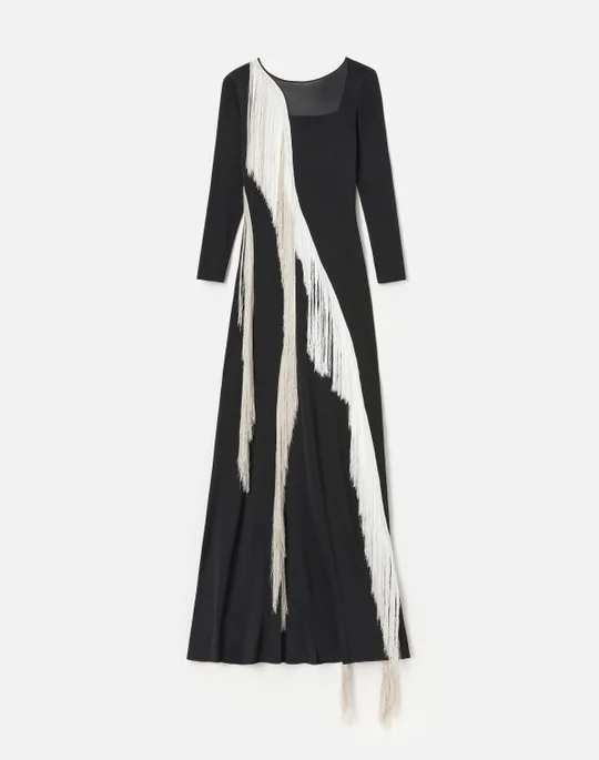 Lafayette 148 Fringe Dress  (Photo by Khristio)