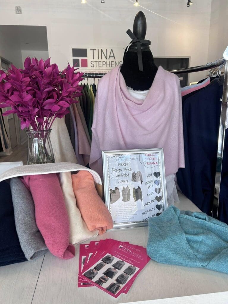 One Size, 51 Colors and Zero-Effort Elegance —  The Woodlands Gets Its Own TINA Stephens Store, Elevating Hughes Landing