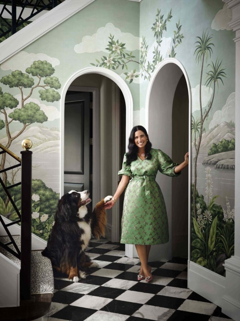Catalina Gonzalez Jorba with Bosco (Photo by Douglas Friedman)