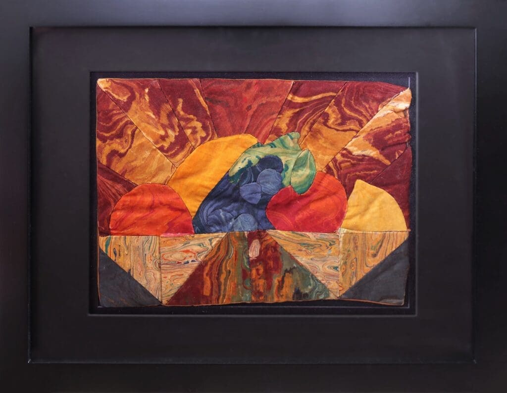 Jann Haworth's "Still Life Marble Fabric," 1962, at Gazelli Art House