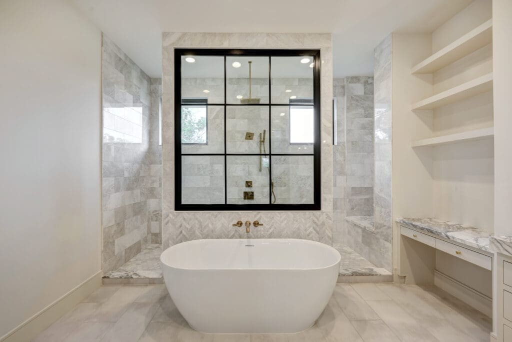 It’s the type of home you want to settle in and stay awhile, thanks to its thoughtful light fixtures, accents, and hardware.