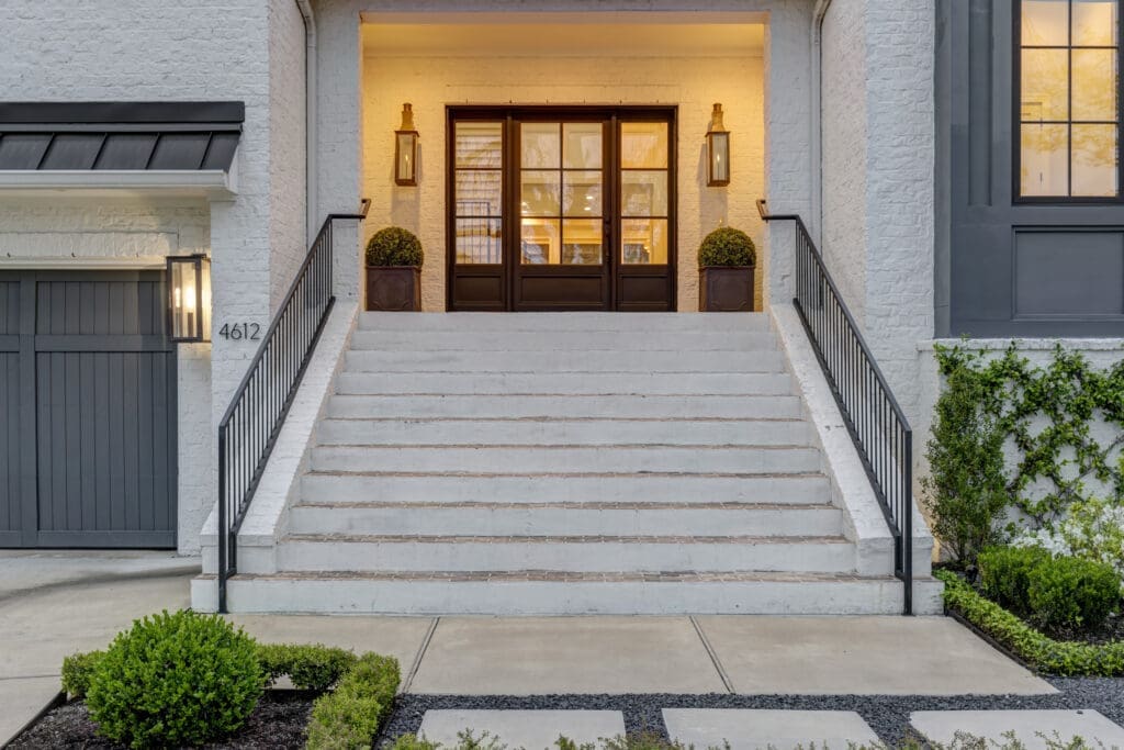 The residence was built with the modern family in mind and with the ability to accommodate multi-generational families if needed, with a guest suite on the first floor. 