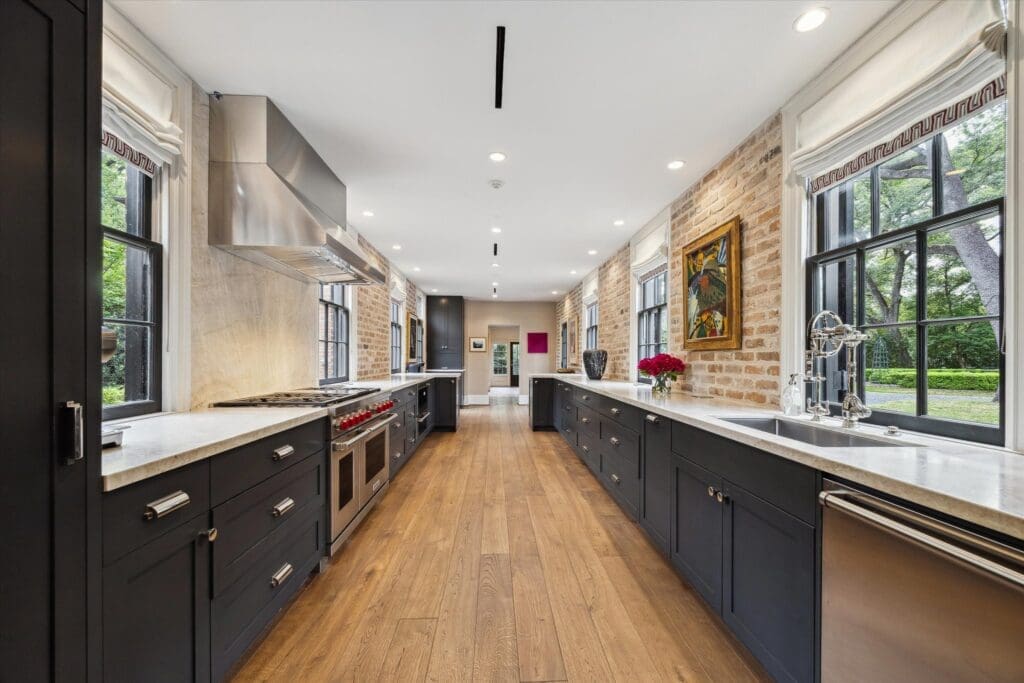 The kitchen at 3 Remington Lane has undergone several renovations. (Photo by TK Images)