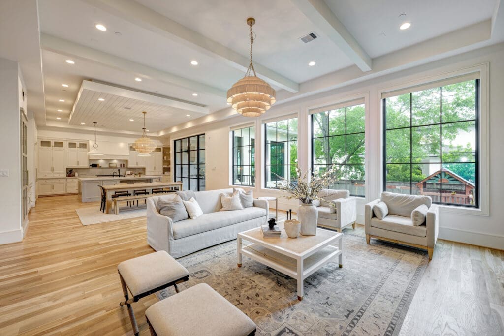 Built by Moriarty Construction, this custom home was completed in 2022. 