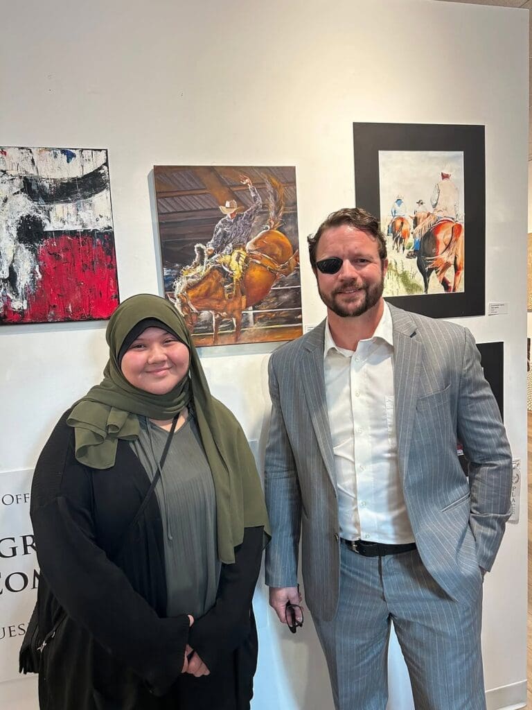 Hana Aoki's “Hangin' On” was selected as Constituent's Choice. Aoki is a repeat winner of the competition. (Photo courtesy of Dan Crenshaw)
