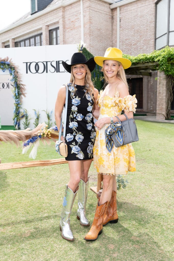Carson Brown, friend at the US Men's Clay Court Championship tennis luncheon at River Oaks Country Club (Photo by Daniel Ortiz)