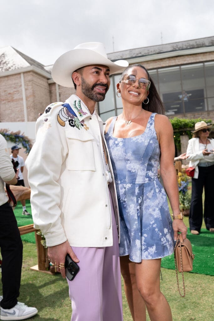 Fady Armanious, Rachel Bagwell at the US Men's Clay Court Championship at River Oaks Country Club (Photo by Daniel Ortiz)