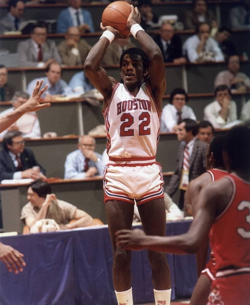 Clyde Drexler was a force in the college basketball for the University of Houston's famed Phi Slama Jama teams.