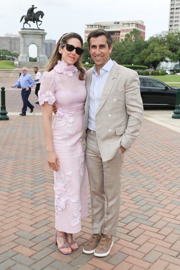 Anat & Jay Zeidman at Hermann Park Conservancy's Evening in the Park. (Photo by Priscilla Dickson)