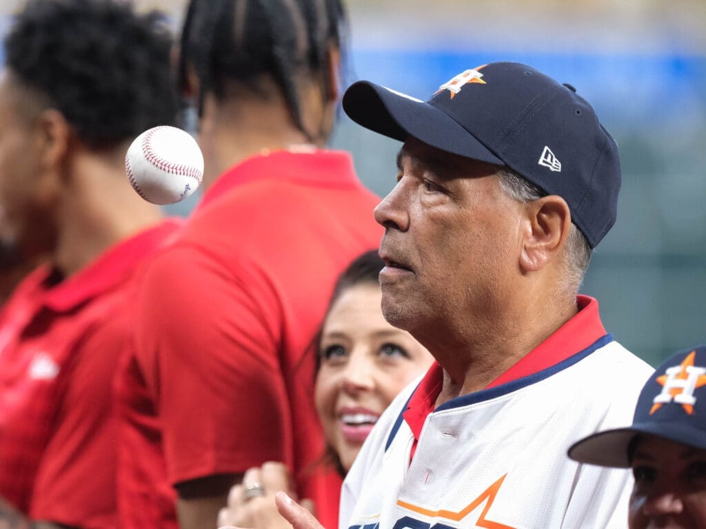 University of Houston coach Kelvin Sampson has always known baseball, having been a star high school player in the sport. (Photo by F. Carter Smith)