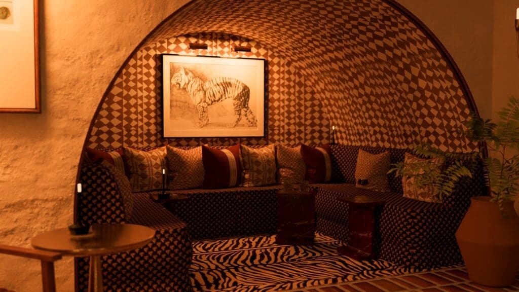 Designed by Fort Worth’s Maven, Beverly’s Downtown will transform the basement of the historic Hogan Building into an intimate, richly layered dining space. (Courtesy)