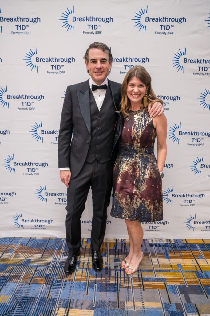 Brian & Jordan Amis at the Breakthrough T1D (formerly JDRF) gala (Photo by CJ Martinez)