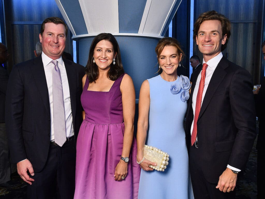 Communities in Schools gala chairs Will & Caroline Brown and Virginia and Cramer Williams  (Photo by Dave Rossman)