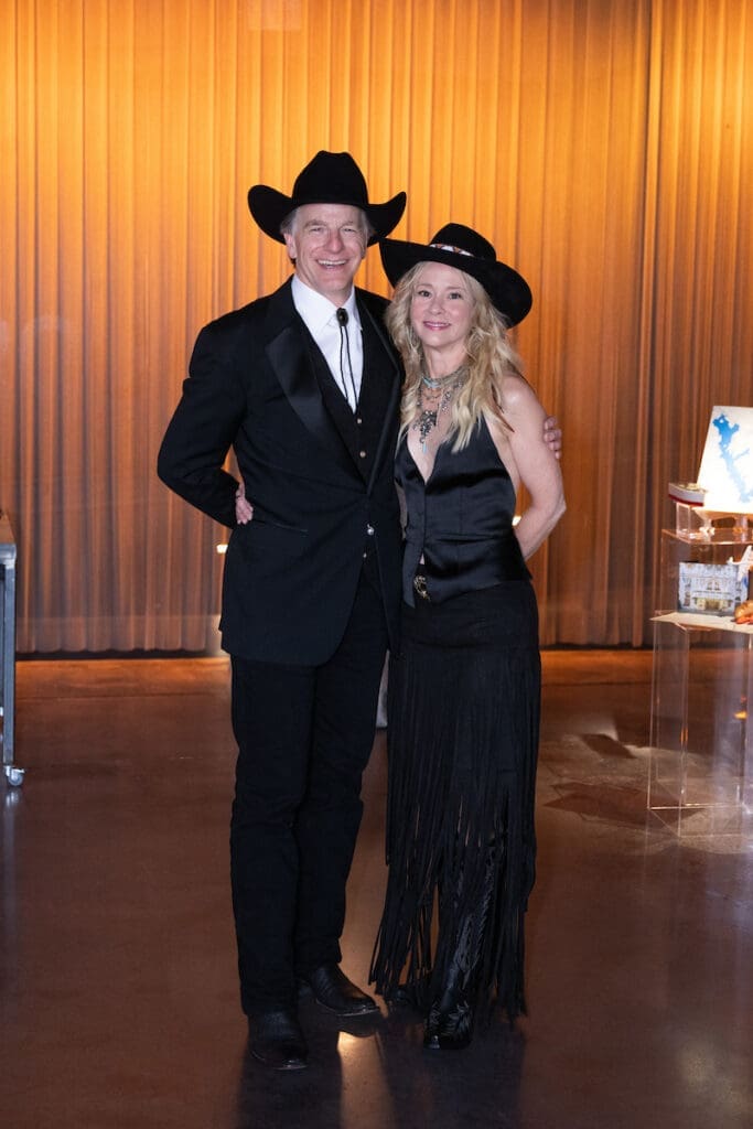 Charles & Kerry Walker at Stages' 'Rhinestone Cowboys & Golden Vikings' gala (Photo by Wilson Parish)