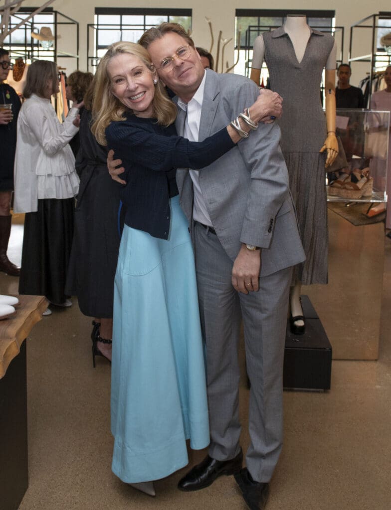 Cindy Rachofsky, Adam Lippes at The Conservatory luncheon last spring (Photo by Tamytha Cameron)