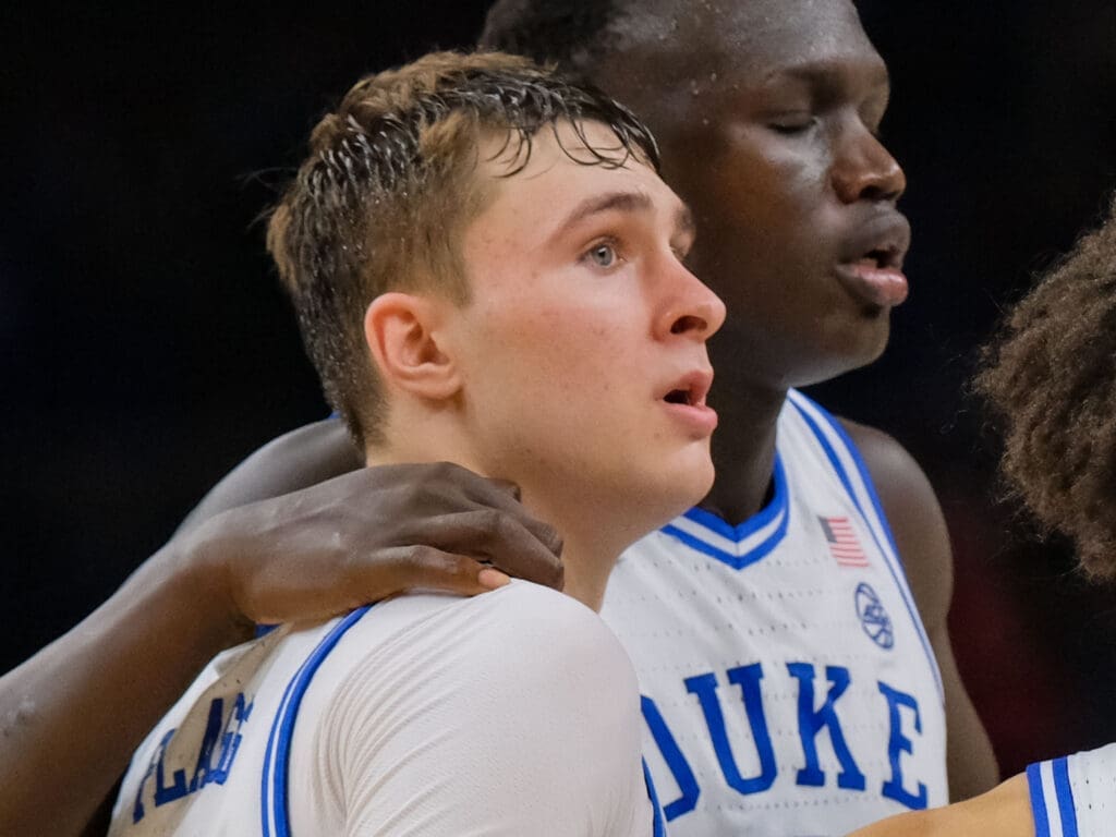 Duke star Cooper Flagg is destined to be the No. 1 pick in the NBA Draft, but he'll never forget when Houston stole a win from him. (Photo by F. Carter Smith)