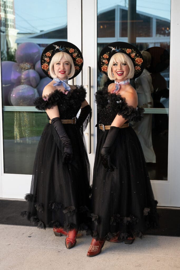 Cowgirls set the scene at Stages' 'Rhinestone Cowboys & Golden Vikings' gala (Photo by Wilson Parish)