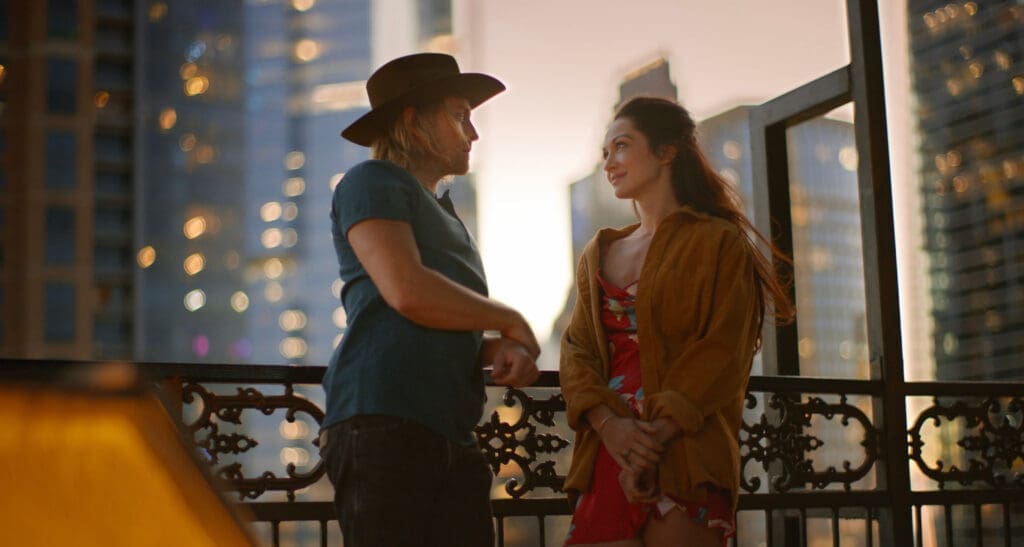 "Crossroads" stars Hannah James and Eric Nelsen.