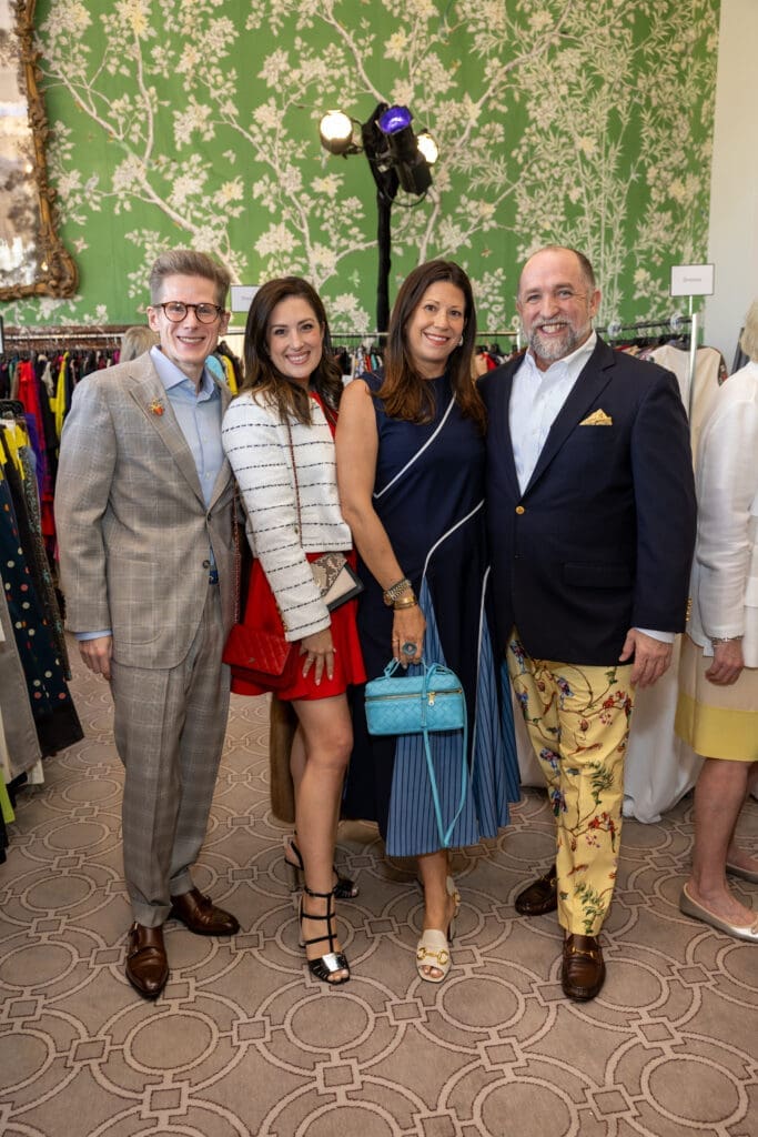 Daniel Irion, Brittany Wetterer, Ally Shell-van Koolwijk, Kirk Kveton at the Salvation Army Women's Auxiliary Reflections on Style luncheon