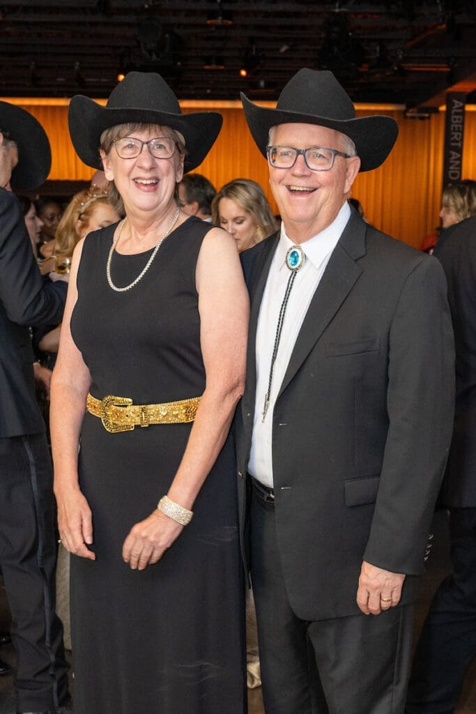 Debra & Mike Dishberger at Stages' 'Rhinestone Cowboys & Golden Vikings' gala (Photo by Jacob Power)
