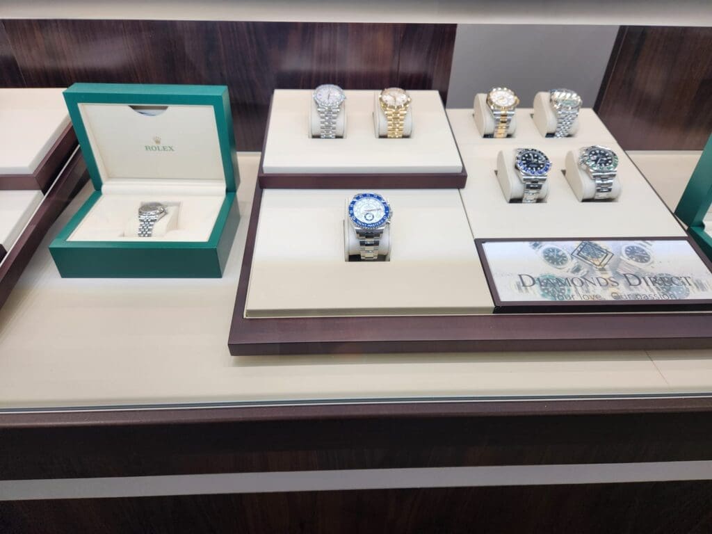 Diamonds Direct also sells timepieces. (Courtesy)