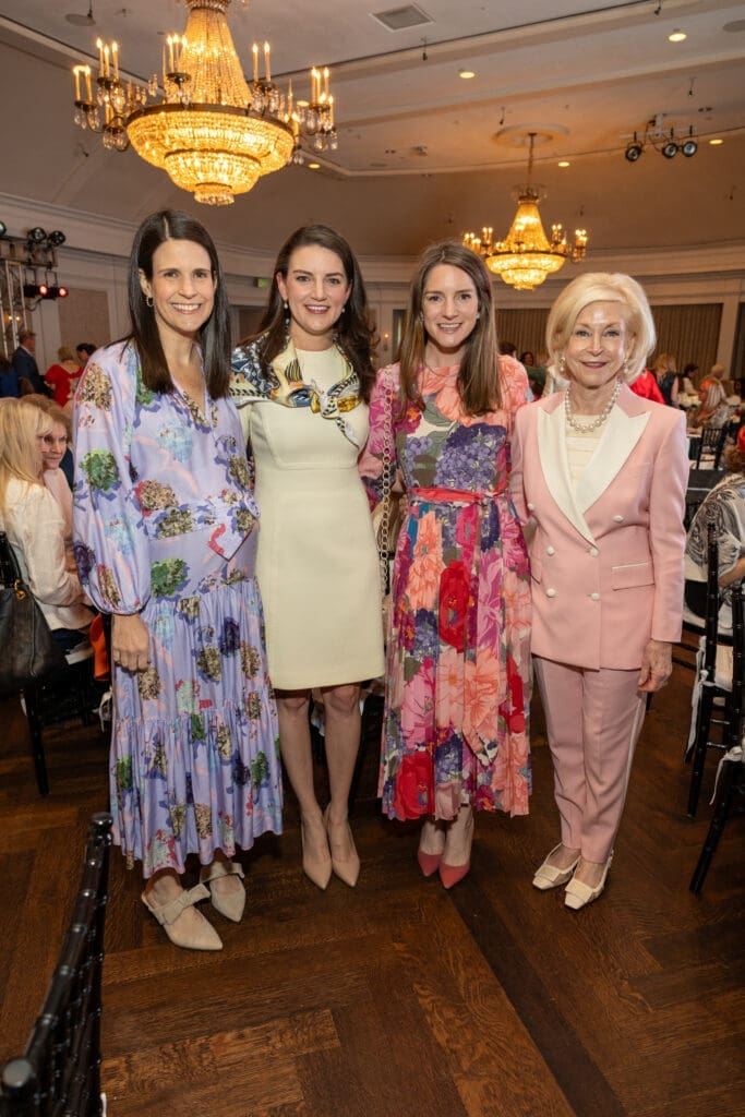 Ellen D. Bookout, Ellen S. Bookout, Katherine Bookout Booth, Ann Bookout at the Salvation Army Women's Auxiliary Reflections on Style luncheon