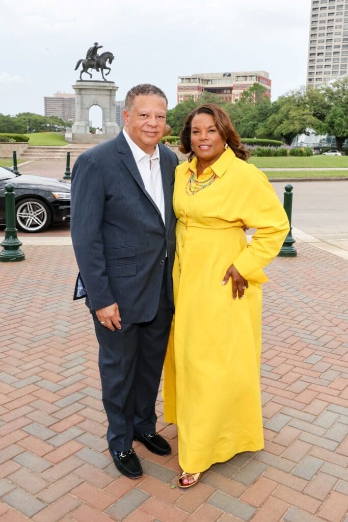 Frank & Demetra Jones at Hermann Park Conservancy's Evening in the Park. (Photo by Priscilla Dickson)