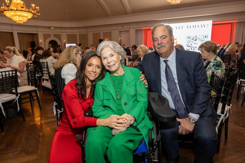 Hannah McNair, Janice McNair, Cal McNair at the Salvation Army Women's Auxiliary Reflections on Style luncheon