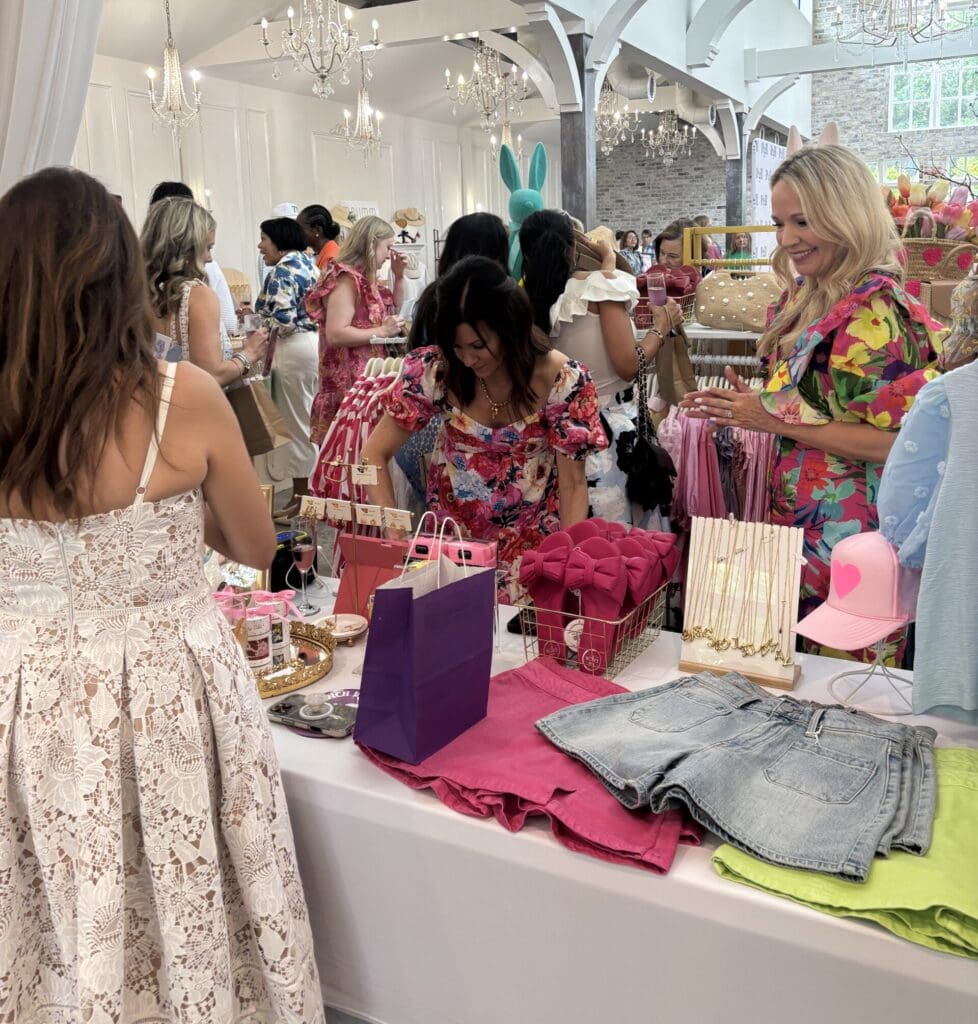 Shoppers had the chance to support a variety of shops during Interfaith's Women Empowering Women event at The Peach Orchard. (Photo by Laura Landsbaum)